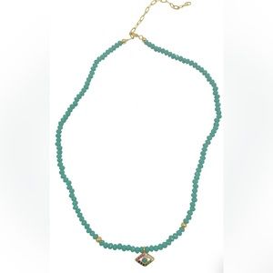 BNIB Adornia Evil Eye Necklace